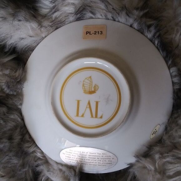 Pair of Antique Chokin Gold Etched  China Plates - Picture 7 of 8